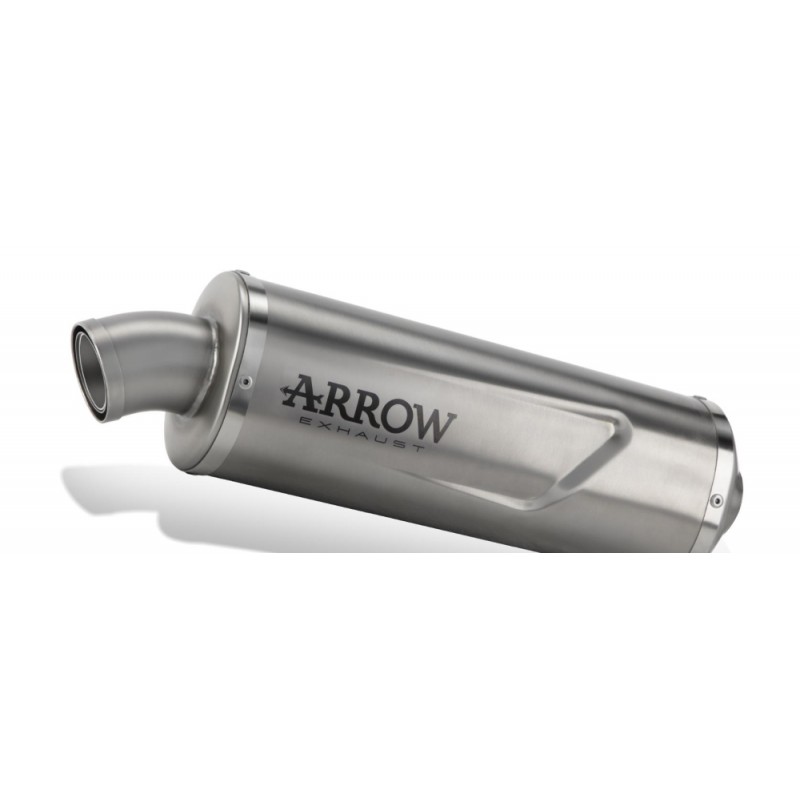 ARROW INDY RACE EVO EXHAUST APRILIA TUAREG 660 2022-2024, TITANIUM DARK/STEEL, APPROVED