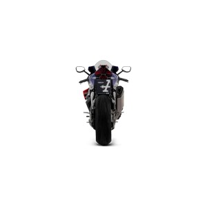 TERMINALE DI SCARICO ARROW PISTA APRILIA RSV4 1100 FACTORY 2021-2024, TITANIO/CARBONIO, RACING