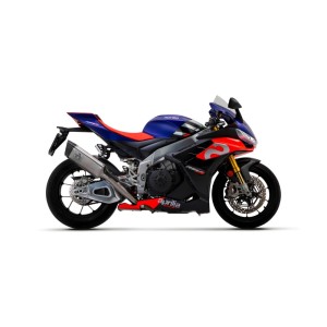 TERMINALE DI SCARICO ARROW PISTA APRILIA RSV4 1100 FACTORY 2021-2024, TITANIO/CARBONIO, RACING