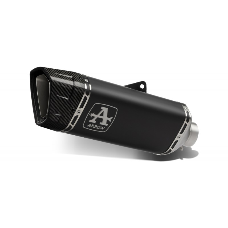 ARROW PISTA EXHAUST APRILIA TUONO V4 1100 FACTORY 2021-2024, TITANIUM DARK/CARBON, RACING