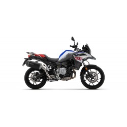 ARROW SONORA EXHAUST BMW F 750 GS 2021-2023, TITANIUM DARK/CARBON, APPROVED