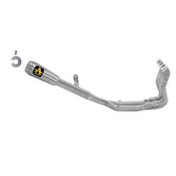 ARROW COMPETITION EVO PRO-RACE RACING FULL EXHAUST SYSTEM BMW S 1000 RR 2023-2024, FULL TITANIUM