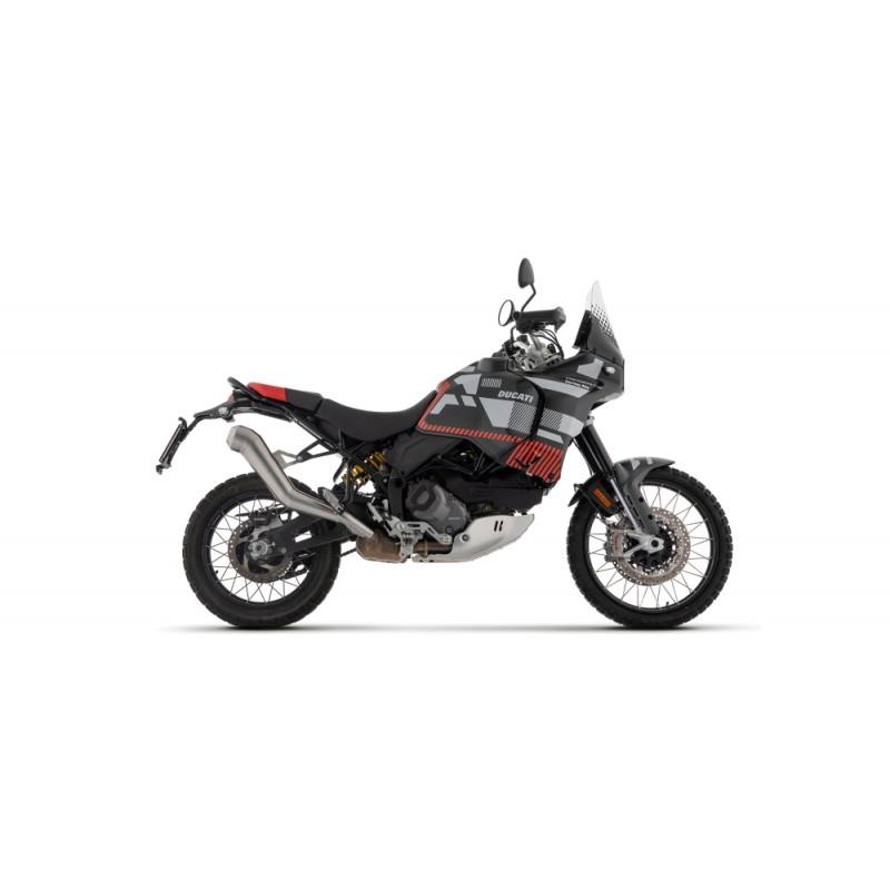 TERMINALE ARROW DAKAR DUCATI DESERT X 2022-2024, ACCIAIO, OMOLOGATO