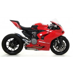 COPPIA TERMINALI DI SCARICO ARROW WORKS DUCATI STREETFIGHTER V2 2022-2024, TITANIO/CARBONIO, RACING 