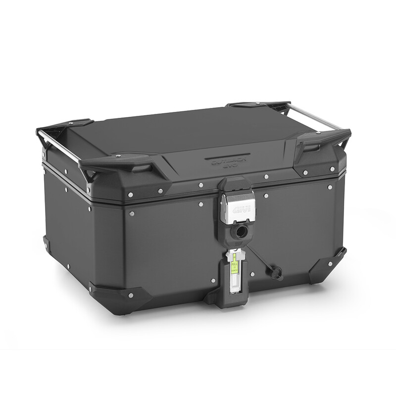 MALETAS MONOKEY GIVI TREKKER OUTBACK EVO SMART SECURITY LOCK, 58 LITROS, SILVER NEGRO