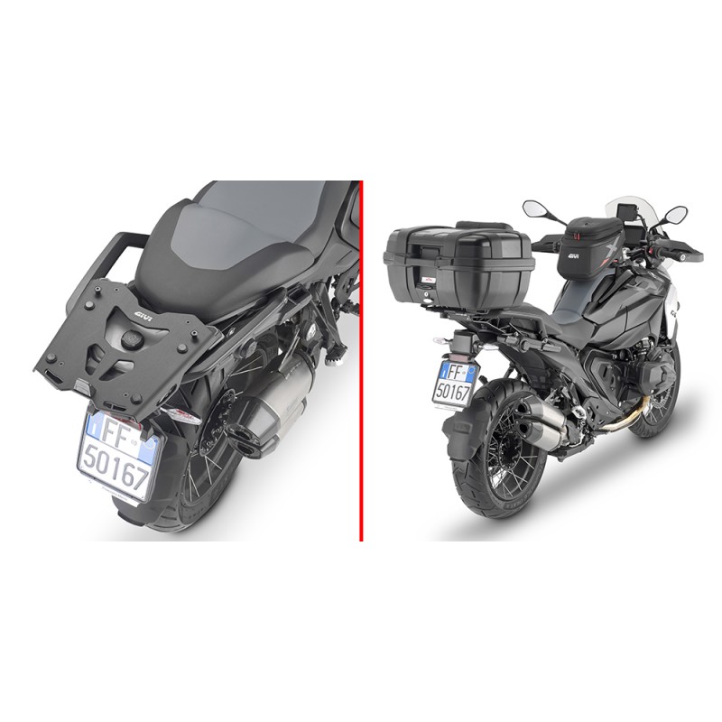 PIASTRA GIVI IN ALLUMINIO PER MONTAGGIO BAULETTO MONOKEY BMW R 1300 GS 2023-2024