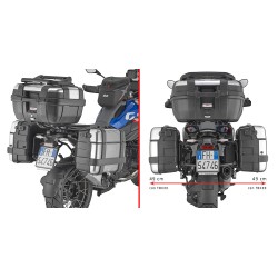 SPEZIFISCHER STAHLROHR-SEITENKOFFERTRÄGE GIVI PL ONE-FIT MONOKEY BMW R 1300 GS 2023-2025