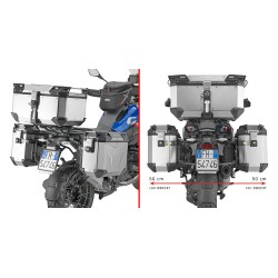 PORTAVALIGIE LATERALE GIVI PL ONE-FIT MONOKEY CAM-SIDE BMW R 1300 GS 2023-2025
