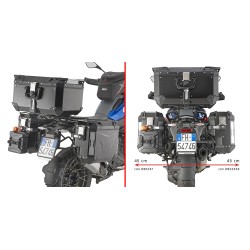 SPEZIFISCHER STAHLROHR-SEITENKOFFERTRÄGE GIVI PLOS5108CAM FÜR KOFFER MONOKEY CAM-SIDE TREKKER OUTBACK BMW R 1300GS 2023-2024