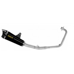 ARROW X-KONE FULL EXHAUST SYSTEM HONDA CB 125 R 2021-2023, STEEL/CARBON, DEKAT