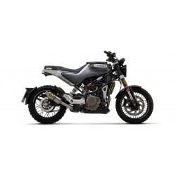 TERMINALE ARROW GP2 HUSQVARNA SVARTPILEN 401 2021-2023, ACCIAIO, OMOLOGATO