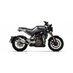 TERMINALE ARROW INDY RACE HUSQVARNA SVARTPILEN 401 2021-2023, ALLUMINIO/CARBONIO, OMOLOGATO