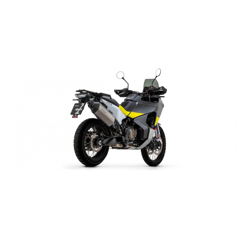 TERMINALE DI SCARICO ARROW SONORA HUSQVARNA NORDEN 901 2022-2023, TITANIO/CARBONIO, OMOLOGATO 