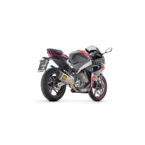 IMPIANTO DI SCARICO ARROW PISTA APRILIA RS 457 2024 (EURO 5+), TITANIO/CARBONIO, CATALIZZATO