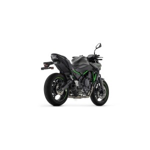 ARROW INDY RACE FULL EXHAUST SYSTEM EVO KAWASAKI Z 650 2024, TITANIUM/CARBON, CATALYTIC