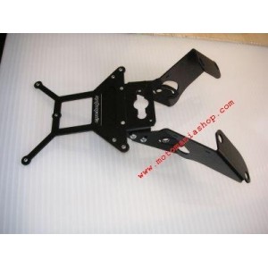 KENNZEICHENHALTER SUZUKI SV 1000 S 2003-2004, MIT EINSTELLBARER NEIGUNG