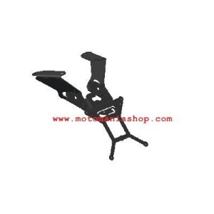 PORTAMATRÍCULA SUZUKI SV 650 S 2003-2011, CON INCLINACIÓN AJUSTABLE