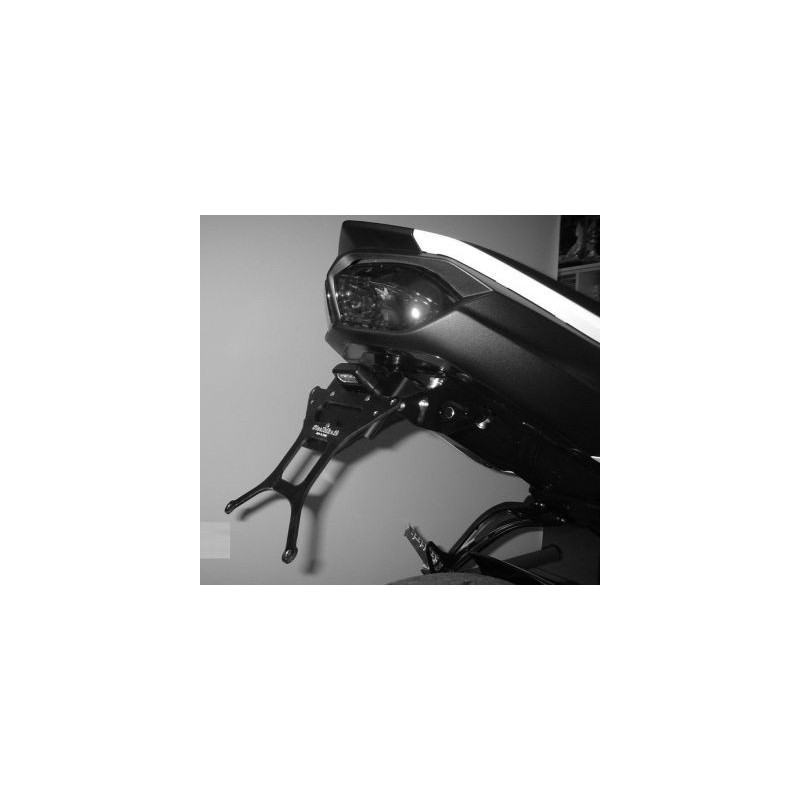 LICENSE PLATE SUPPORT YAMAHA FZ8 2010-2015, WITH ADJUSTABLE INCLINATION