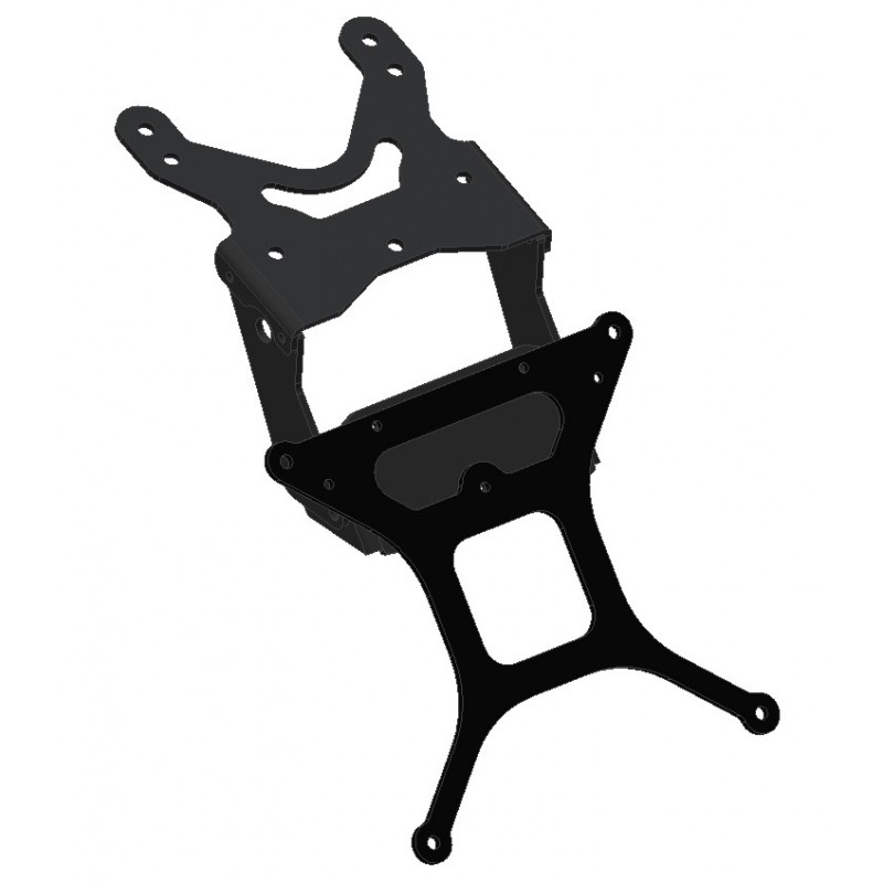 KENNZEICHENHALTER DUCATI MONSTER 695 2006-2007, MIT EINSTELLBARER NEIGUNG