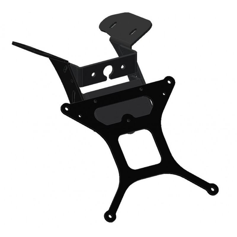 LICENSE PLATE SUPPORT DUCATI 749 S, WITH ADJUSTABLE INCLINATION