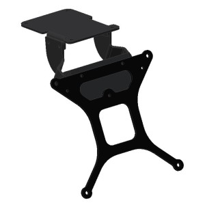 LICENSE PLATE SUPPORT APRILIA RSV 1000 R 2004-2009, WITH ADJUSTABLE INCLINATION