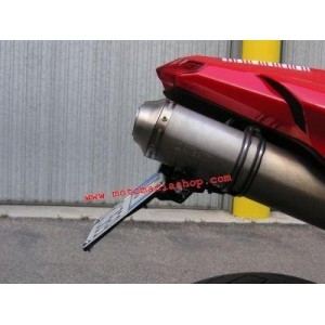 PORTATARGA DUCATI 1098 S 2007-2008, CON INCLINAZIONE REGOLABILE