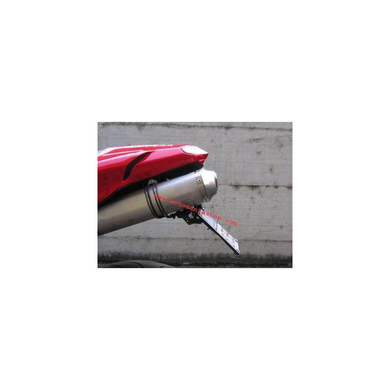 LICENSE PLATE SUPPORT DUCATI 1198 2009-2010, WITH ADJUSTABLE INCLINATION
