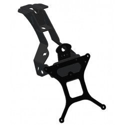 PORTAMATRÍCULA APRILIA SHIVER 750 2010-2017, CON INCLINACIÓN AJUSTABLE