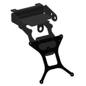 KENNZEICHENHALTER BMW R 1200 GS 2010-2012, MIT EINSTELLBARER NEIGUNG