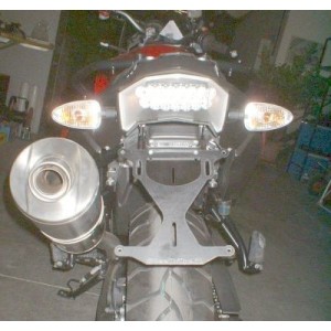 LICENSE PLATE SUPPORT BMW F 650 GS 2008-2012, WITH ADJUSTABLE INCLINATION (WITHOUT PLASTIC COVER)