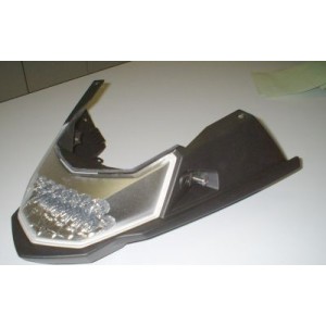 PORTATARGA BMW F 800 GS 2013-2017, CON INCLINAZIONE REGOLABILE (CON COVER IN PLASTICA INCLUSA)