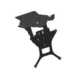 KENNZEICHENHALTER DUCATI MULTISTRADA 1200 S 2010-2012, MIT EINSTELLBARER NEIGUNG