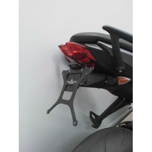PORTAMATRÍCULA TRIUMPH STREET TRIPLE 675 R 2013-2016, CON INCLINACIÓN AJUSTABLE