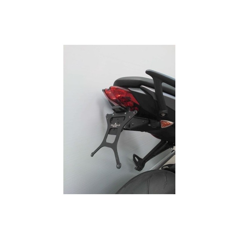 LICENSE PLATE SUPPORT TRIUMPH STREET TRIPLE 675 R 2013-2016, WITH ADJUSTABLE INCLINATION