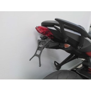 LICENSE PLATE SUPPORT TRIUMPH STREET TRIPLE 675 R 2013-2016, WITH ADJUSTABLE INCLINATION