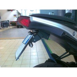 LICENSE PLATE SUPPORT KAWASAKI Z 1000 SX 2014-2016 WITH GIVI/KAPPA SIDE CASE HOLDER, WITH ADJUSTABLE INCLINATION