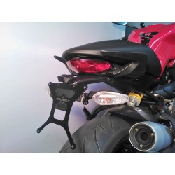 LICENSE PLATE SUPPORT DUCATI MONSTER 1200 S 2014-2016, WITH ADJUSTABLE INCLINATION