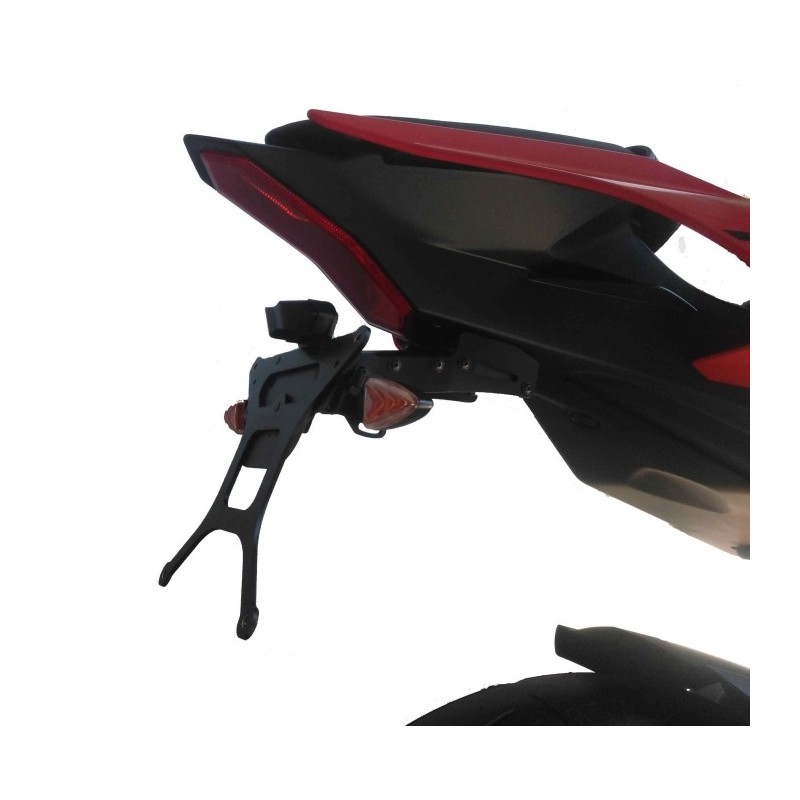 LICENSE PLATE SUPPORT YAMAHA R1 2020-2024, WITH ADJUSTABLE INCLINATION