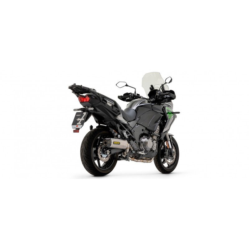 TERMINALE ARROW INDY RACE KAWASAKI VERSYS 1000 S 2021-2024, ALLUMINIO/CARBONIO, OMOLOGATO