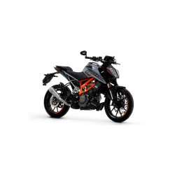 TERMINALE ARROW PRO-RACE KTM DUKE 125 2021-2023, ACCIAIO DARK, OMOLOGATO