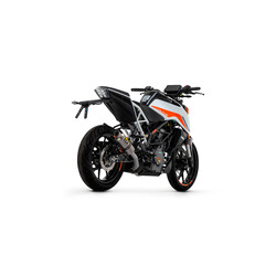 ARROW GP2 EXHAUST KTM 390 DUKE 2021-2023, STEEL, APPROVED