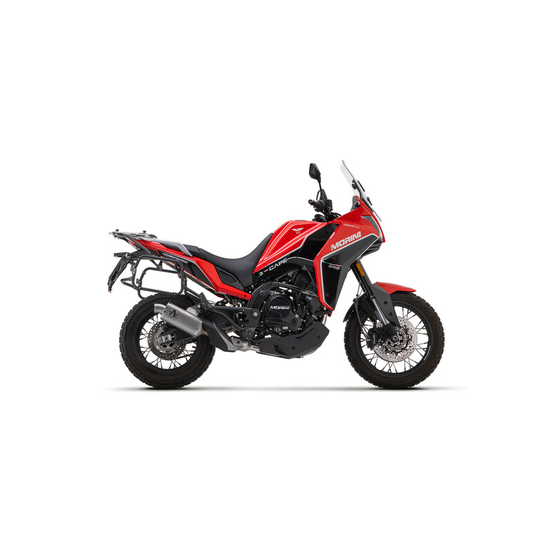 TERMINALE ARROW INDY RACE EVO MOTO MORINI X-CAPE 650 2022-2023, ALLUMINIO/ACCIAIO, OMOLOGATO