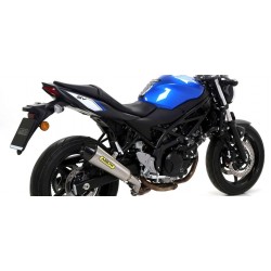 ARROW X-KONE EXHAUST SUZUKI SV 650 2021-2024, STEEL/CARBON, APPROVED