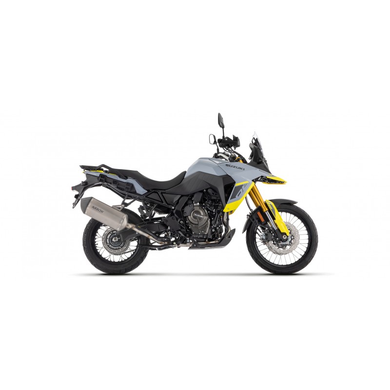 TERMINALE DI SCARICO ARROW SONORA SUZUKI V-STROM 800 DE 2023-2024, TITANIO/CARBONIO, OMOLOGATO 