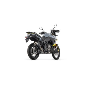 TERMINALE ARROW INDY RACE SUZUKI V-STROM 800 DE 2023-2024, ALLUMINIO DARK/ACCIAIO, OMOLOGATO