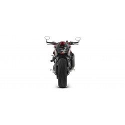 ARROW VELOCE FULL EXHAUST SYSTEM TRIUMPH STREET TRIPLE 765 RS 2023-2024, DARK ALUMINUM, DEKAT