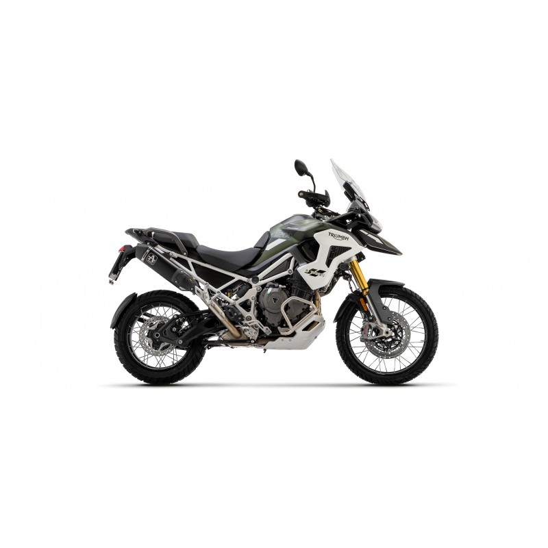 TERMINALE DI SCARICO ARROW VELOCE TRIUMPH TIGER 1200 GT 2022-2024, ALLUMINIO DARK, OMOLOGATO