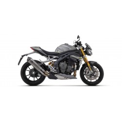 ARROW RACE-TECH EXHAUST TRIUMPH SPEED TRIPLE 120 RR 2021-2024, TITANIUM/CARBON, APPROVED