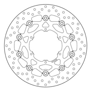 PAAR VORDERE BREMSSCHEIBEN BREMBO SERIE ORO BMW F 800 GS ADVENTURE 2013-2018