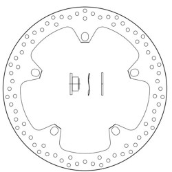 PAAR VORDERE BREMSSCHEIBEN BREMBO SERIE ORO BMW F 800 S 2009-2013